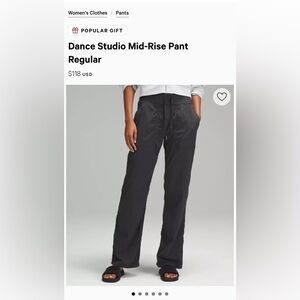 Lululemon Studio Yoga Pants